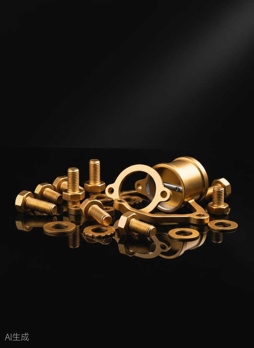 Gold hardware